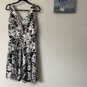 White House Black Market fit and flare dress
